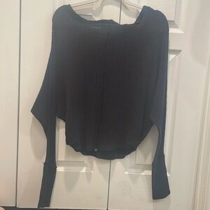 Free People Navy Blue Sweater